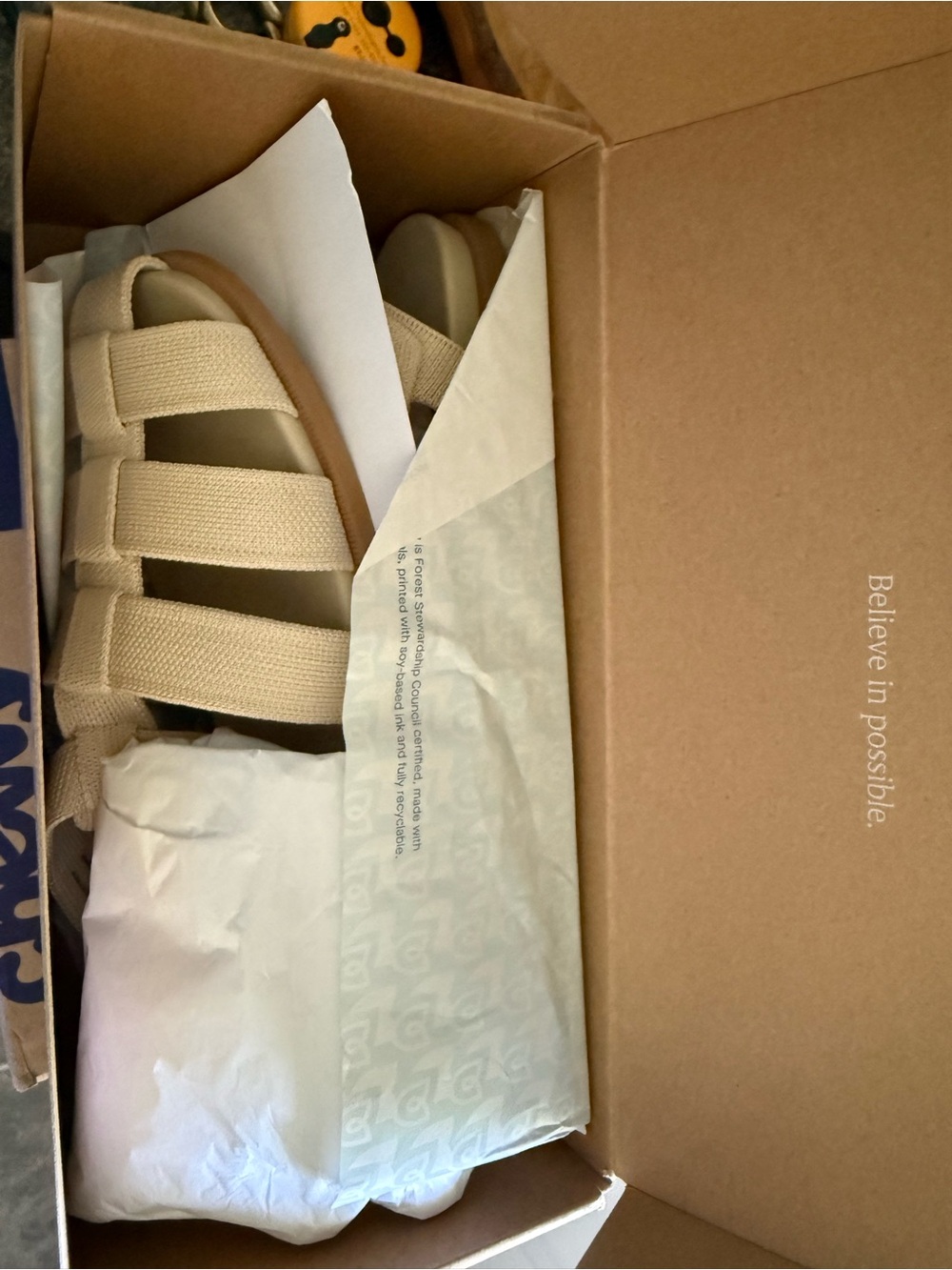 Rothy's Beige Strappy Sandals - Picture 3 of 7